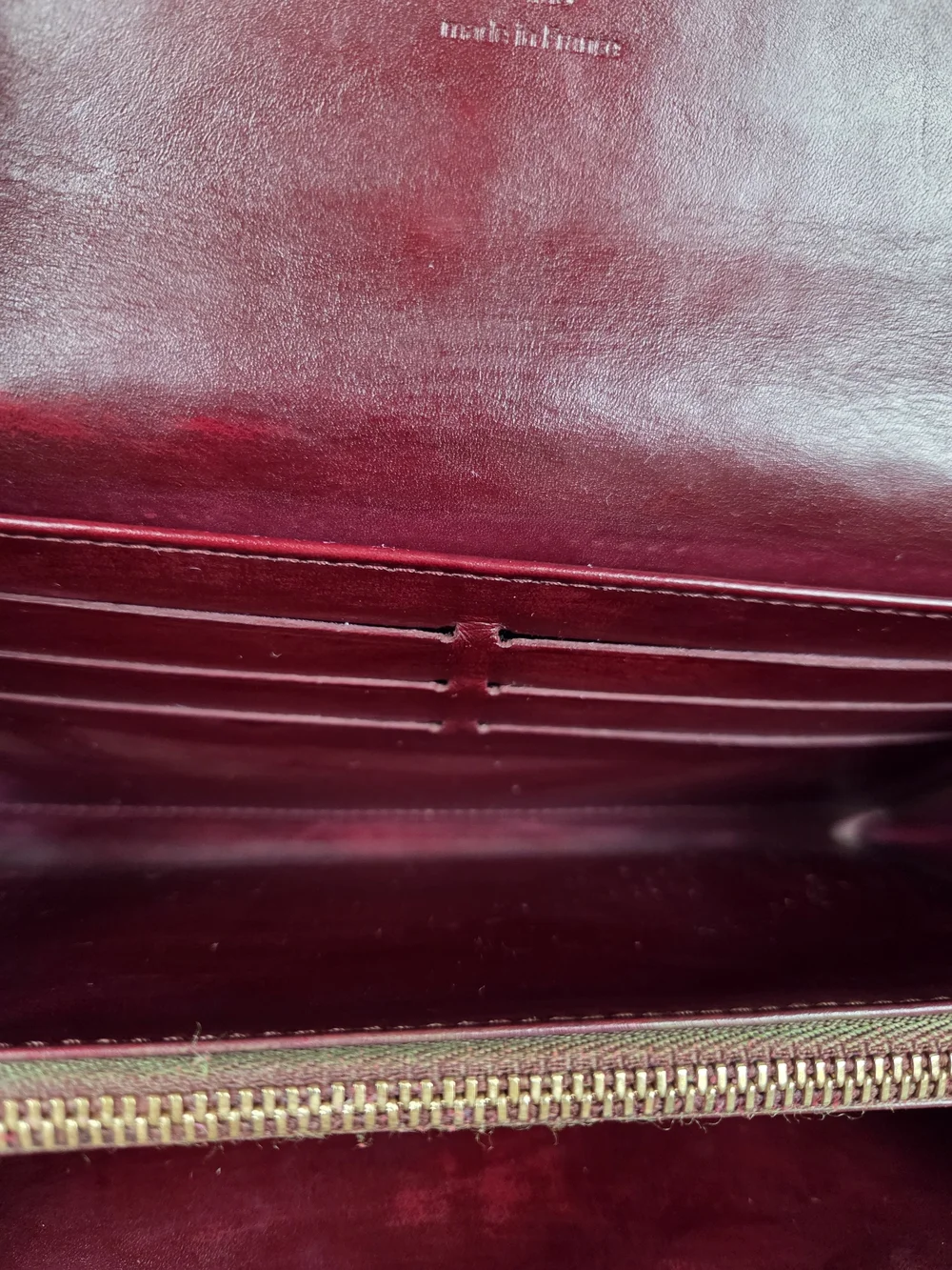 Louis Vuitton Vernis Sarah Wallet Cherry Red Monogram Long Wallet 1998 Restored
